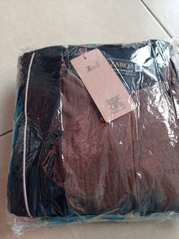 Product Review of ZARQA - Luna Gamis 2 | Abaya gamis sisesa Two Tone List Bisban Polos Muslim Turki Dewasa Remaja Lebaran terbaru 2025 Crinkle Mewah Maxi abaya santri Airflow Simple from I**a 2