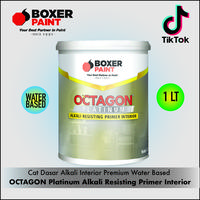 Gambar (1 LT) Cat Dasar Tembok Interior Premium OCTAGON Platinum Alkali Resisting Primer Interior - Kaleng 1 LT dari Boxer Paint Official Store Kab. Sidoarjo 3 Tokopedia