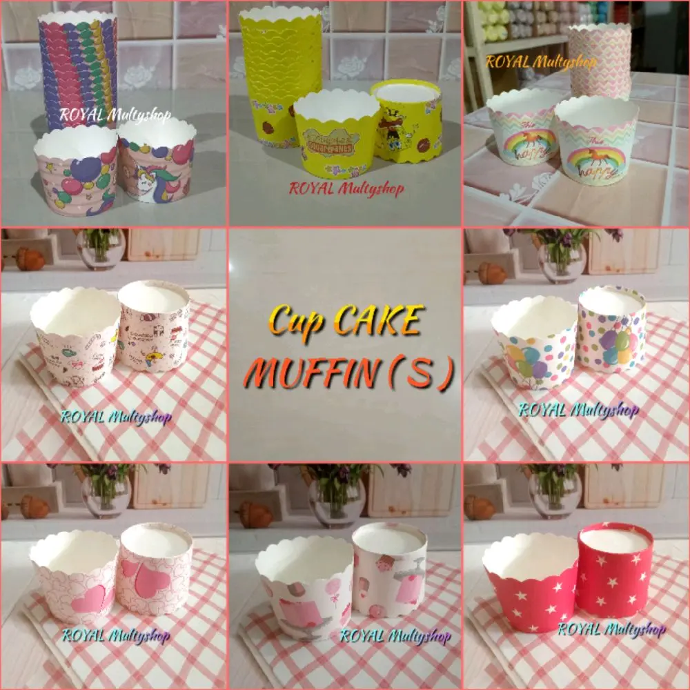 cup cake muffin (S) isi 50pcs/roll