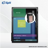 Gambar CASING ENLIGHT EN-200 - Mid Tower mATX Case (Free 1x Fan + PSU 300w) dari Techno Computer Bali Kota Denpasar 4 Tokopedia