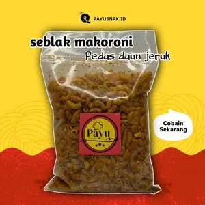 Makaroni kriukk by bindaw spion 250&500 gr kriuk enak gurih lezat