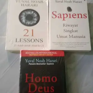 Paket 3 Buku Sapiens | Homo Deus | 21 Lessons | Yuval Noah Harari(isi 3 Buku Best Quality)