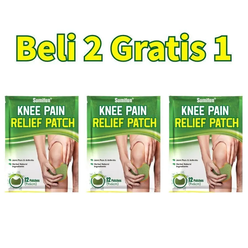 Knee Plaster Patch Koyo Nyeri Lutut Sendi Kaki isi 12 24 36 Lembar