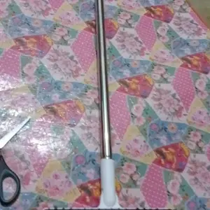 P Plus Sikat Kamar Mandi 3in1 Serbaguna Dengan Gagang Teleskopik Kepala 180° Busa Tebal Stainless Steel Multifungsi