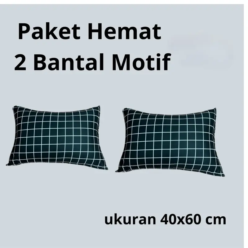 Paket Hemat 2 Bantal + 2 Guling Motif Super Lembut dan Empuk - Bed 5