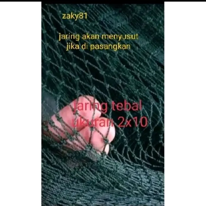 jaring serbaguna lubang 1,5 cm ukuran 2x50