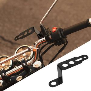 Soporte para reflector del espejo retrovisor de motocicleta, accesorios de soporte para teléfono móvil, extensión engrosada, soporte universal para espejo retrovisor de motocicleta