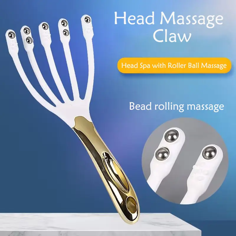 Head Massager  Five Claw Scalp Massager  Roller Ball Massager