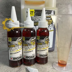 Oli Samping 2 Tak Ipone Samourai Racing Repack kemasan 100 ml Original 100% Asli Full Syntetik Motorcycle