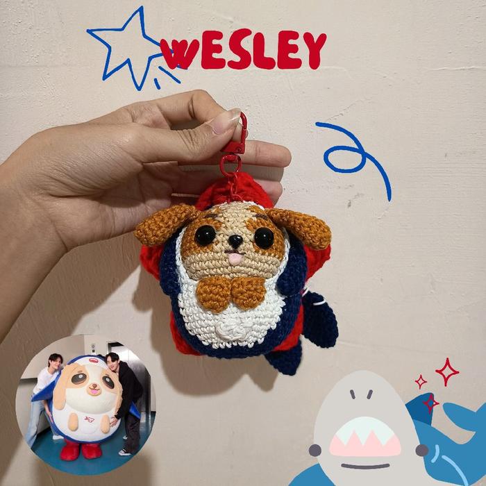 Jual wesley gmmtv / wesley williamest / keychain / amigurumi