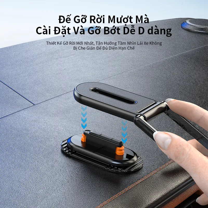 Giá Đỡ Điện Thoại Từ Tính, Vyvylabs, Thiết Kế Mới Nhất M02, Giá Đỡ Từ Tính Gấp Gọn Trên Ô Tô, Có Thể Xoay 360 °, Giá Đỡ Điện Thoại Di Động Dash, Dễ Dàng Lắp Đặt Cho Tất Cả Điện Thoại Thông Minh Và Máy Tính Bảng 2