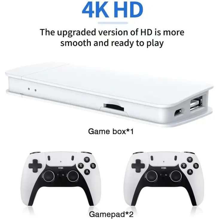 SMARTCOM M15 Stik Game PS5 Console 20000 Game 4K 60fps HD Retro 2.4g Game Stick Wireless Gamepad PSP Gameboy