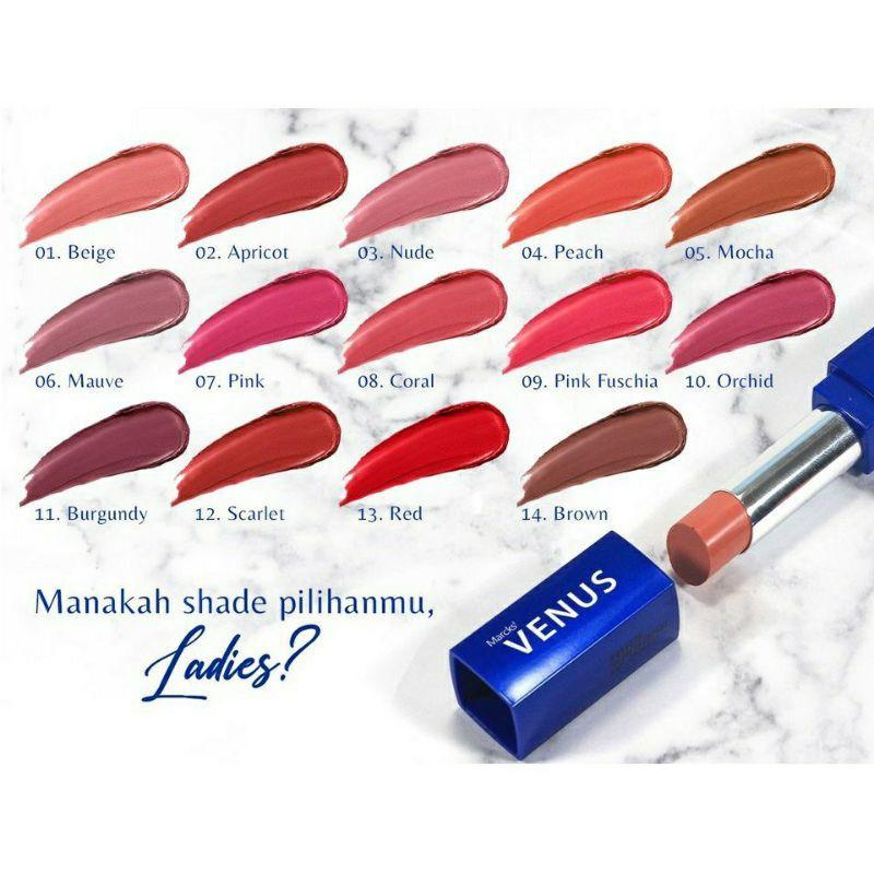 VENUS VELVET MATTE LIPSTICK - VENUS VELVET MATTE LIPSTIK Bibir Brown 1