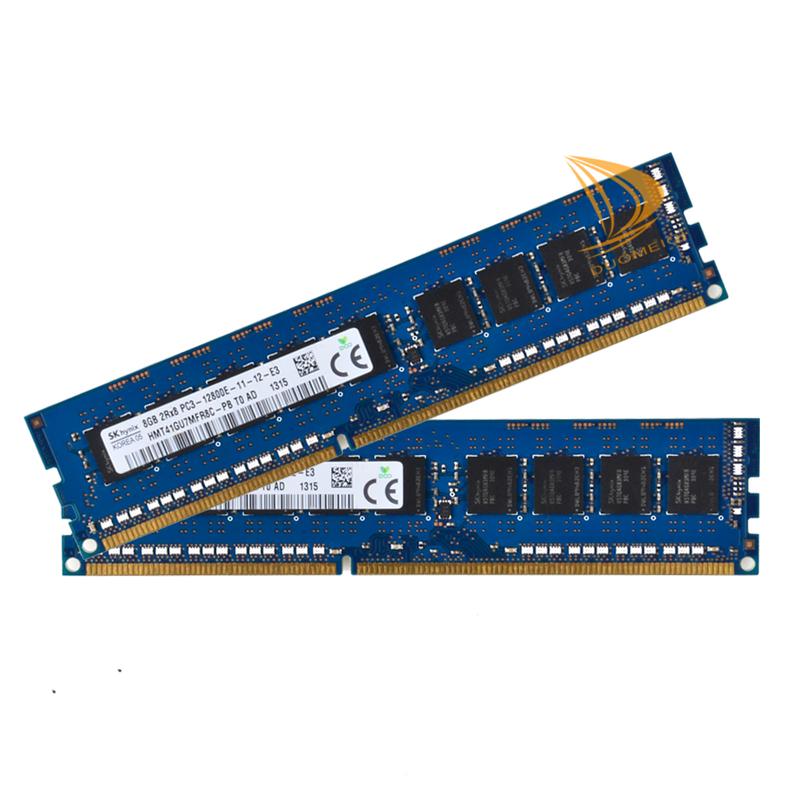 [Ready Stock]1PCS SK Hynix 8GB DDR3 1600Mhz DIMM 1.5V RAM 2Rx8 PC3-12800 ECC Desktop Memory module 6