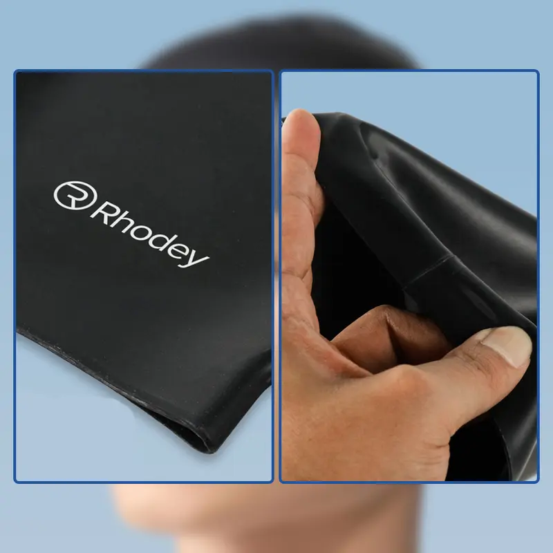 Topi Renang Silicone Swim Cap Elastis Lembut Fleksibel Nyaman Digunakan | Penutup Pelindung Kepala Saat Berenang | Peralatan Olahraga Air Dewasa Swimming Sport 2