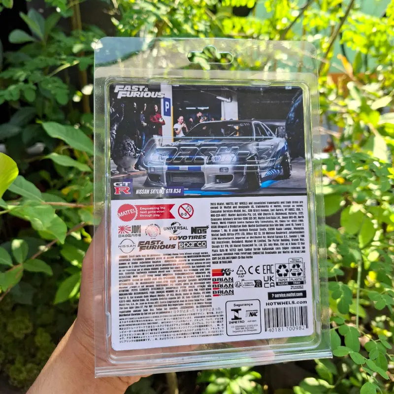 Custom Card Hotwheels Premium Nissan Skyline R34 2
