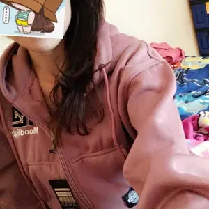 CROPTOP ZIPER HOODIE ORINGINAL BAHAN FLECCE TEBEL GRAMASI 280