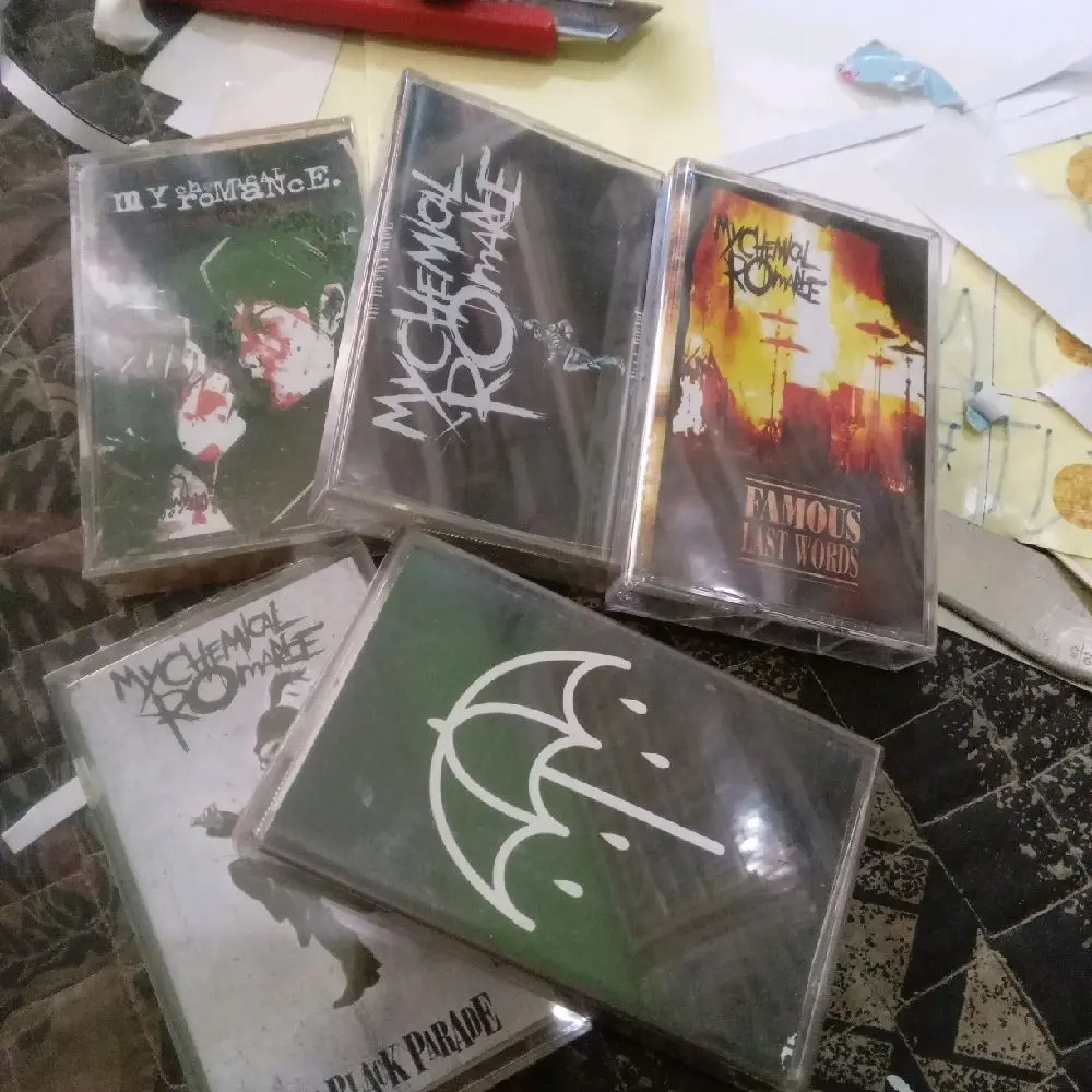 Sepaket My Chemical Romance kaset pita 9977