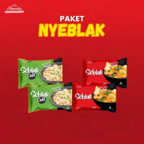 [BARU] Marenta PAKET NYEBLAK seblak bandung - coet cobek Instan Jajanan 0