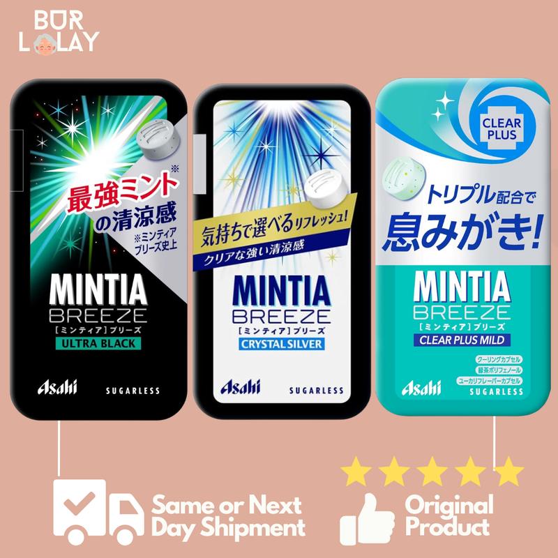 Japanese Mints Asahi Mintia Sugarless Mints Candy 50 mints 100% Authentic Purchased ...