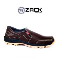Gambar ZACK 39-43 Sepatu Slip On Kulit Asli Pria Casual Outdoor Kerja Kantor Anti Selip Cokelat Matte Elegan "Yaris 01" - COKLAT, 39 dari MZACK STORE OFFICIAL Kab. Mojokerto 1 Tokopedia