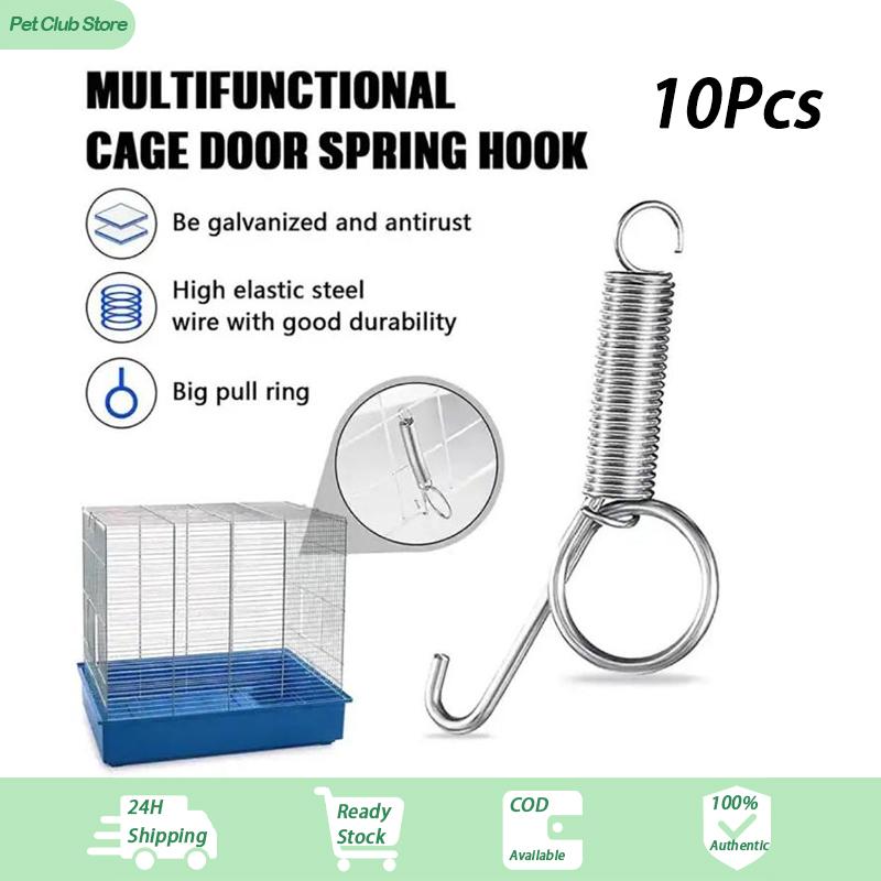 Picture of 10 Pcs Quality Metal Animal Cage Door Hook Spring Cage Latches - TikTok ...