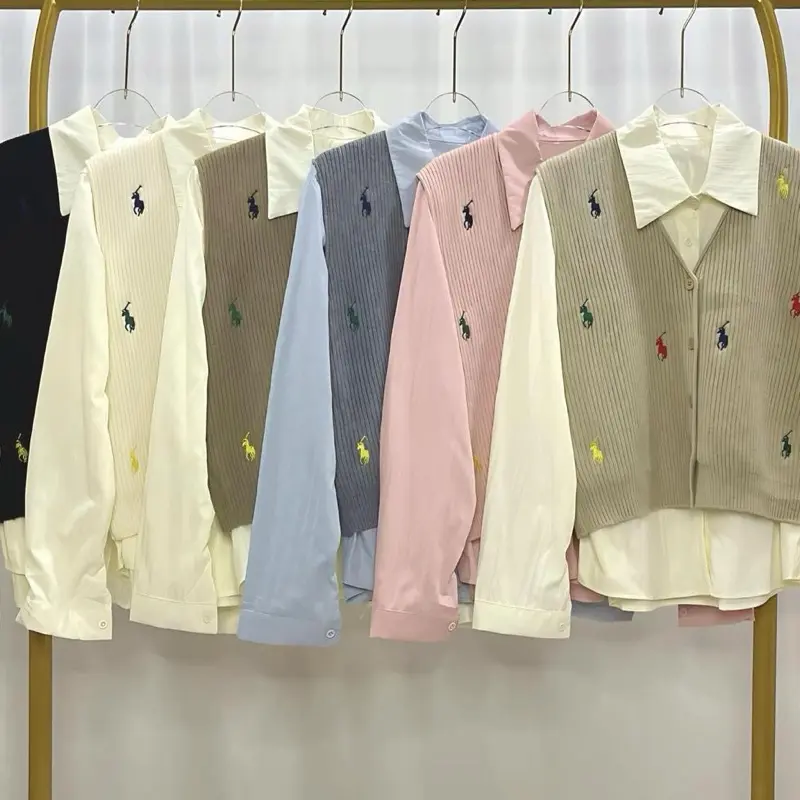 Kemeja katun  vest import