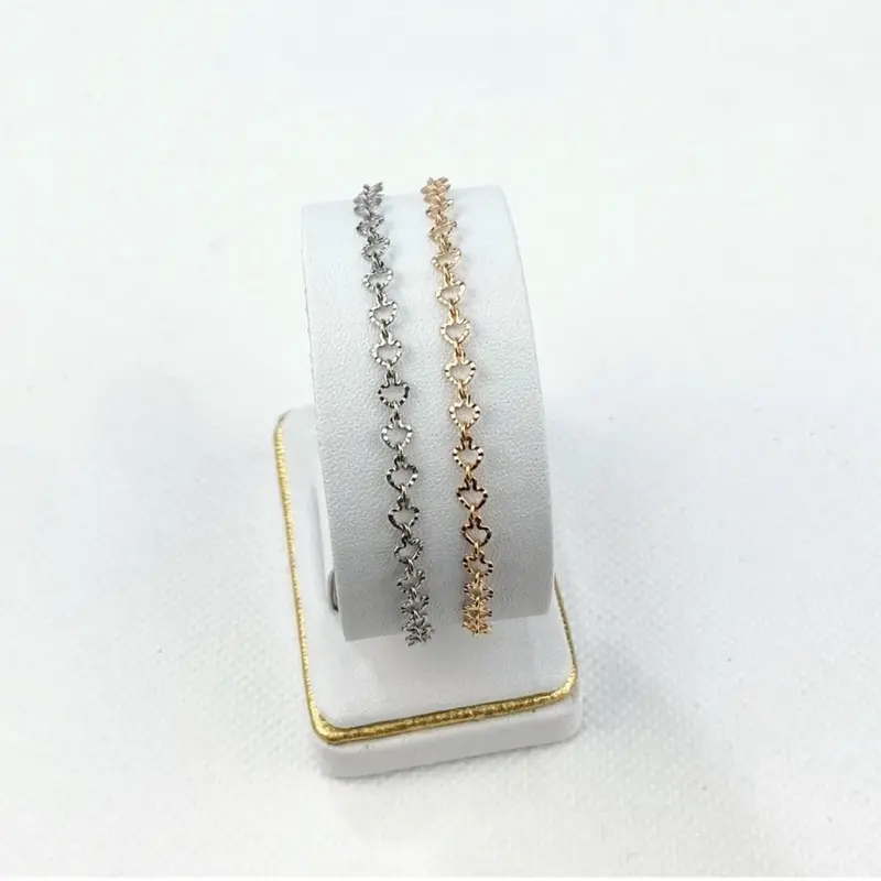 Gelang Elina • Gelang Tangan Gold&Silver • Titanity Jewelry