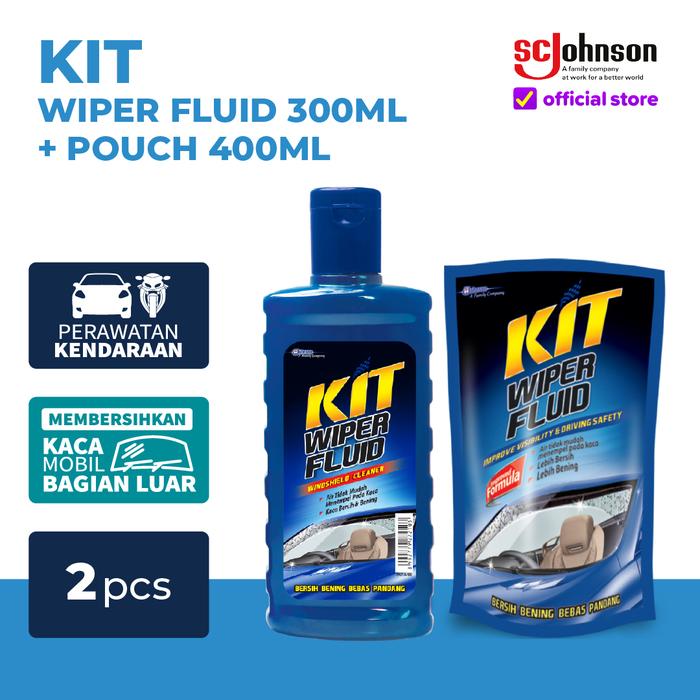 Gambar KIT Wiper Fluid 300mL + Pouch 400mL dari KIT Autocare Kota Tangerang Tokopedia