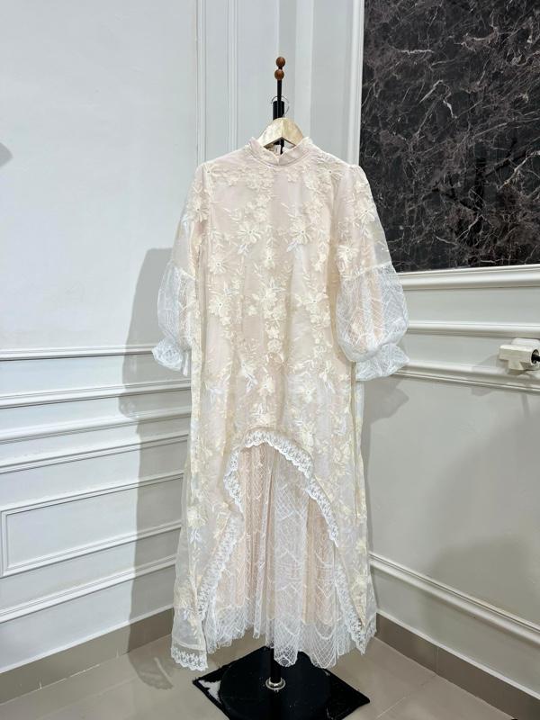 FLASH SALE GAMIS SERIES LEBARAN VIRAL IVORY BUTTER INNER OUTER TERLARIS 2026 Muslim Dress Mewah