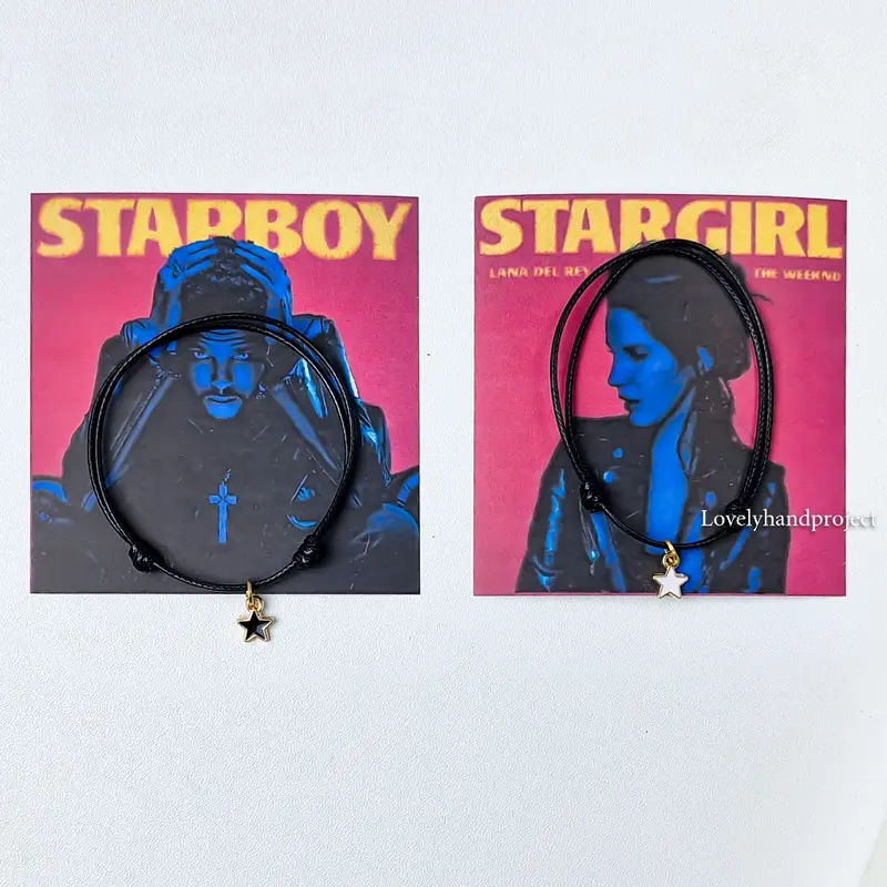 Gelang Couple Starboy & Stargirl Y2k Tali Waterproof 1mm Tipis (2pcs) 3