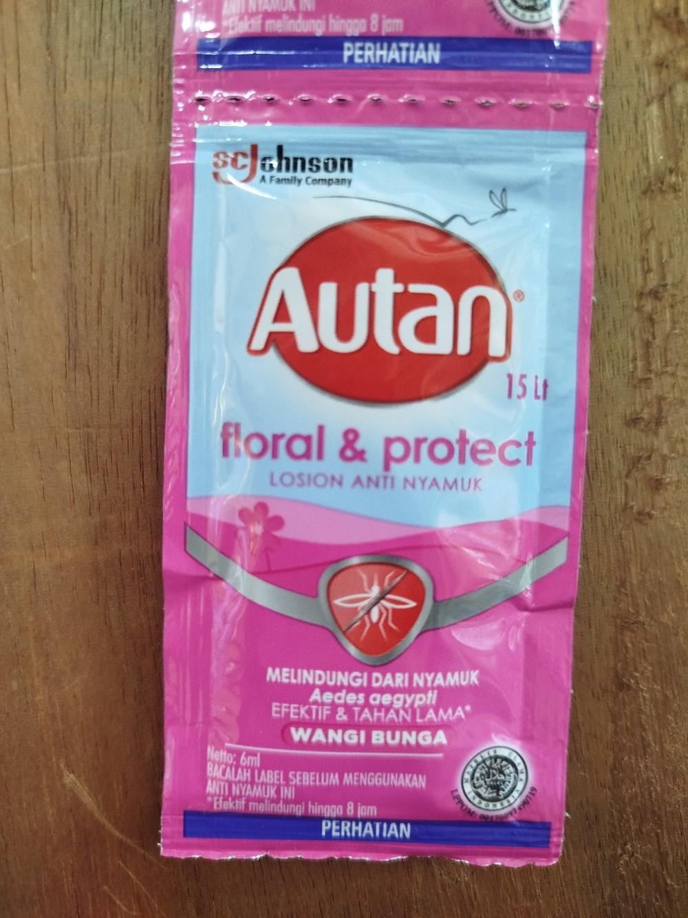 Lotion Anti Nyamuk Autan Aedes Aegypti Floral & Protect 1 Pcs Bunga