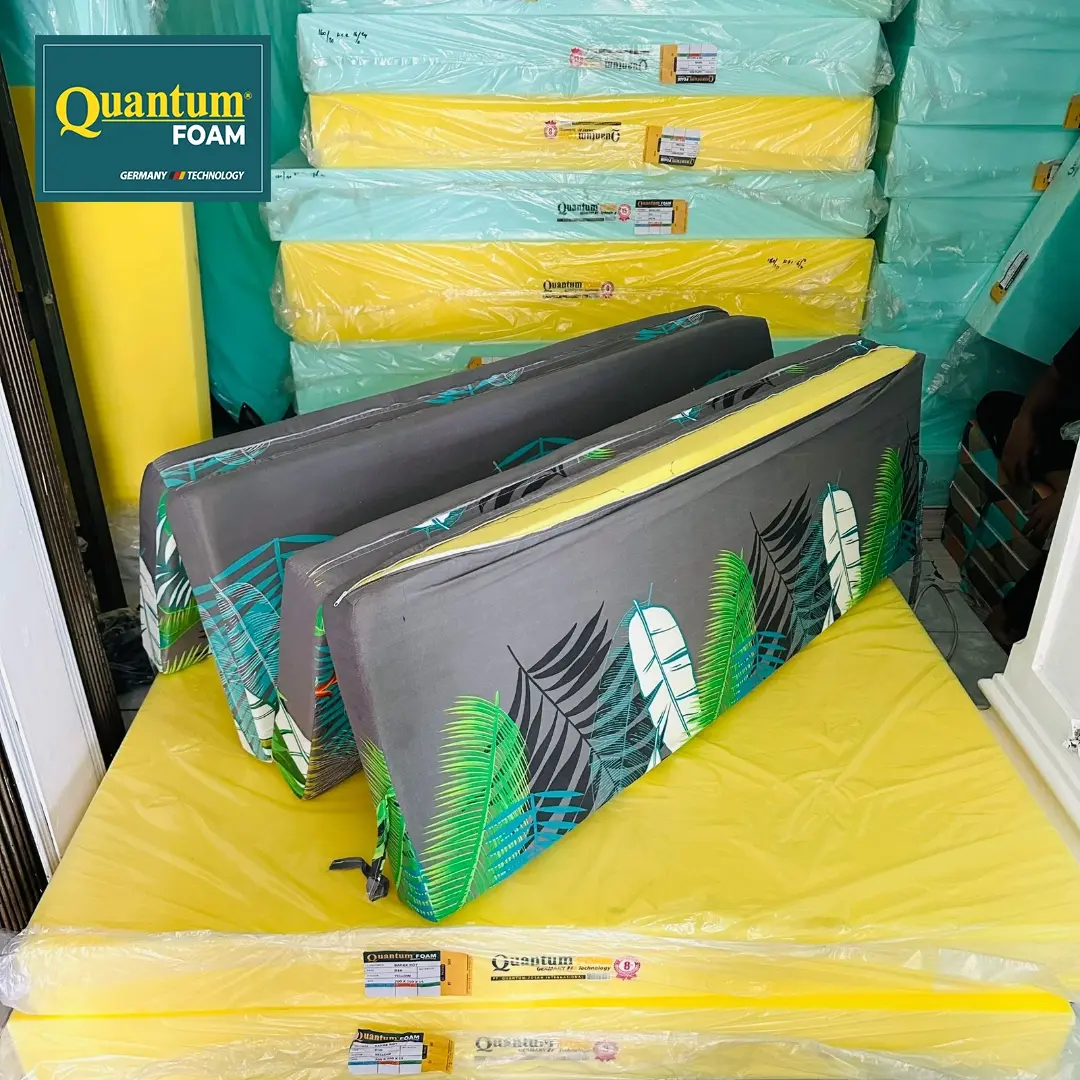 Kasur Busa Lipat Empat Quantum Foam High Density 16 Garansi Produk 8 Tahun Ketebalan 10 cm