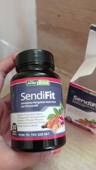Product Review of Kapsul Sendifit Herbal Untuk Asam Urat, Nyeri Sendi Lutut, Tulang Syaraf Kejepit, Tulang Belakang, Pinggang, dan Ekor Encok Sudah BPOM & HALAL MUI from m**l 2