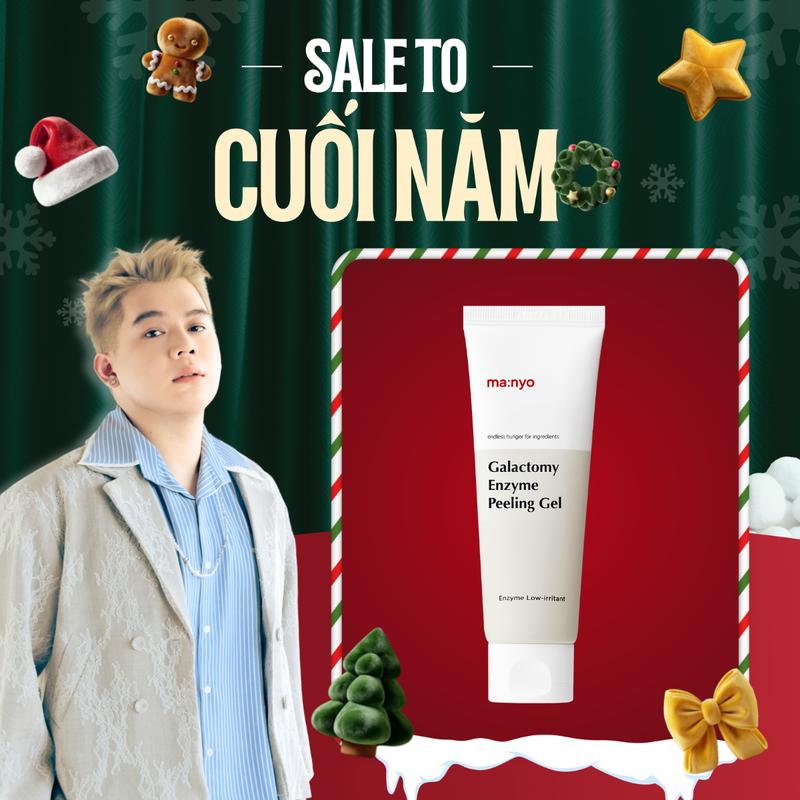   Long Chun x manyo  Tẩy Tế Bào Chết ma:nyo Galactomy Enzyme Peeling Gel 75ml Dành Cho Da Mặt 