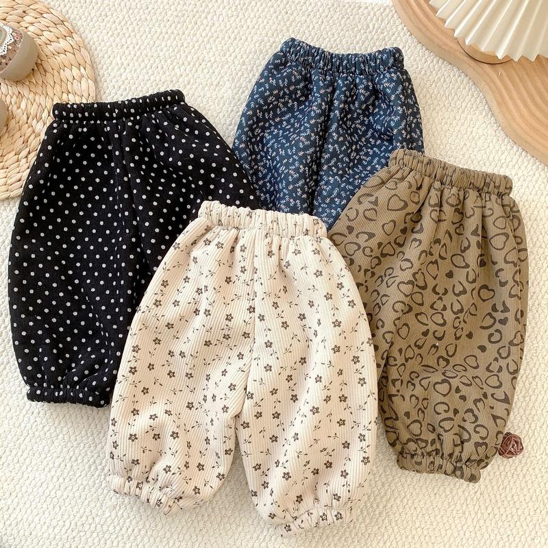  Hey Susie Q826 - Quần Nhung Tăm Lót lông  Phong Cách Hàn Quốc Cho Bé Trai Và Gái Size 8-18kg vp  