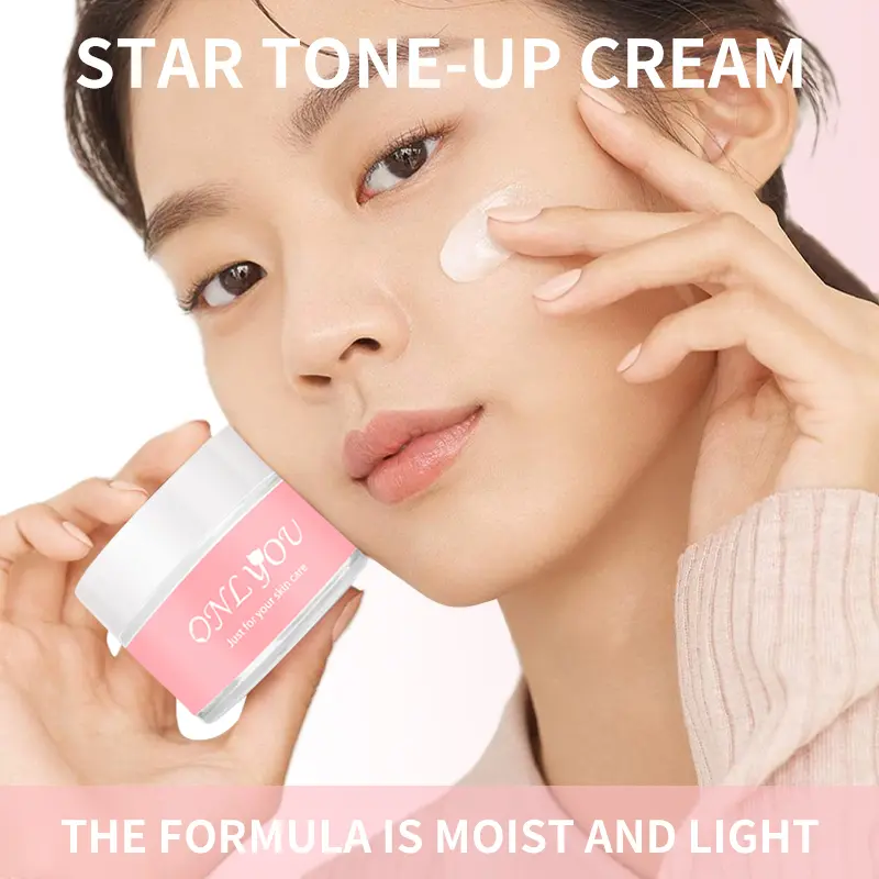 【BPOM certification】【Beli 1 Gratis 1】ONLYOU original Bright Stuff Tone Up cream  BB cream Menyamarkan Pori-pori toning Instant Brightening menghidrasi 5
