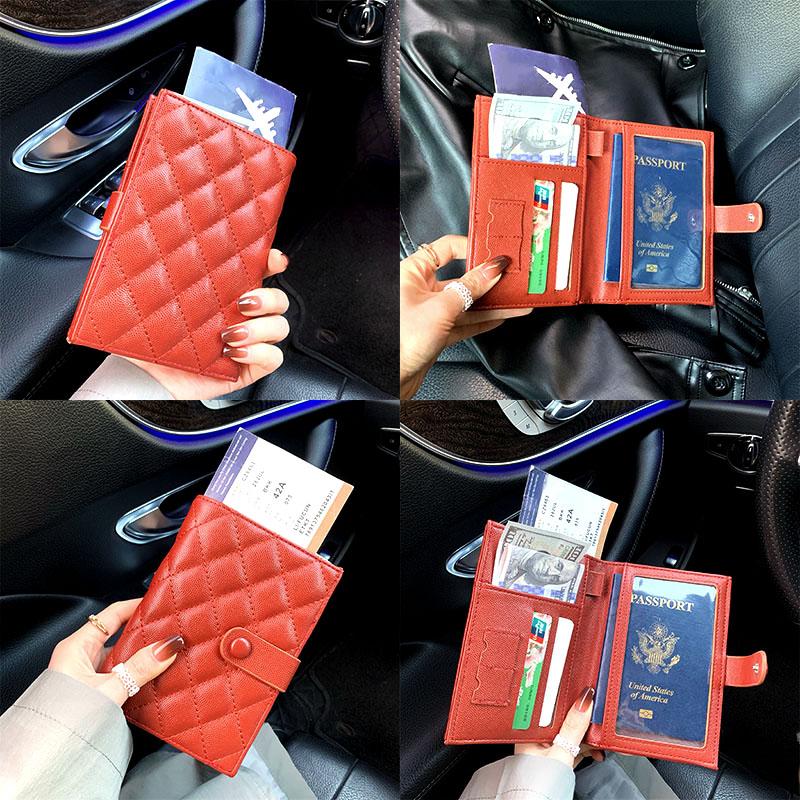 Ví ngắn nữ, thiết kế mô hình Lăng Kính Trơn Đa chức năng, thích hợp cho Hộ chiếu và tài liệu, ví