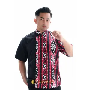Granito.id - HAKIM POLI pria tenun kimono tenun jepara lombok toraja indonesia Granito.id Rompi