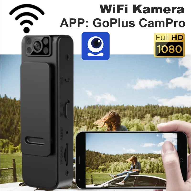 WiFi Mini kamera APP GoPlus CamPro HD 1080P camera Video Voice Recorder Perekam audio dan video 0