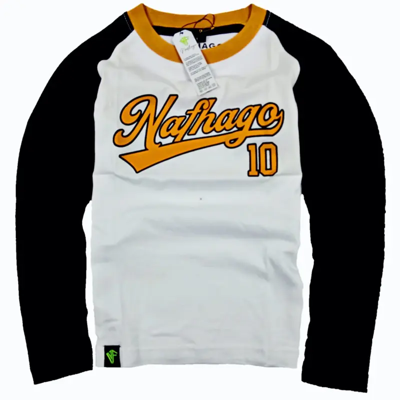 Nafhago Baju Kaos Reglan Anak Lengan Panjang Umur 1-12 Tahun Combed Distro Cotton 0