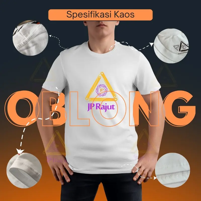 Kaos Distro Pria Premium Cotton Combed 24s Motif JP Rajut Style 1 Size M, L, XL 5