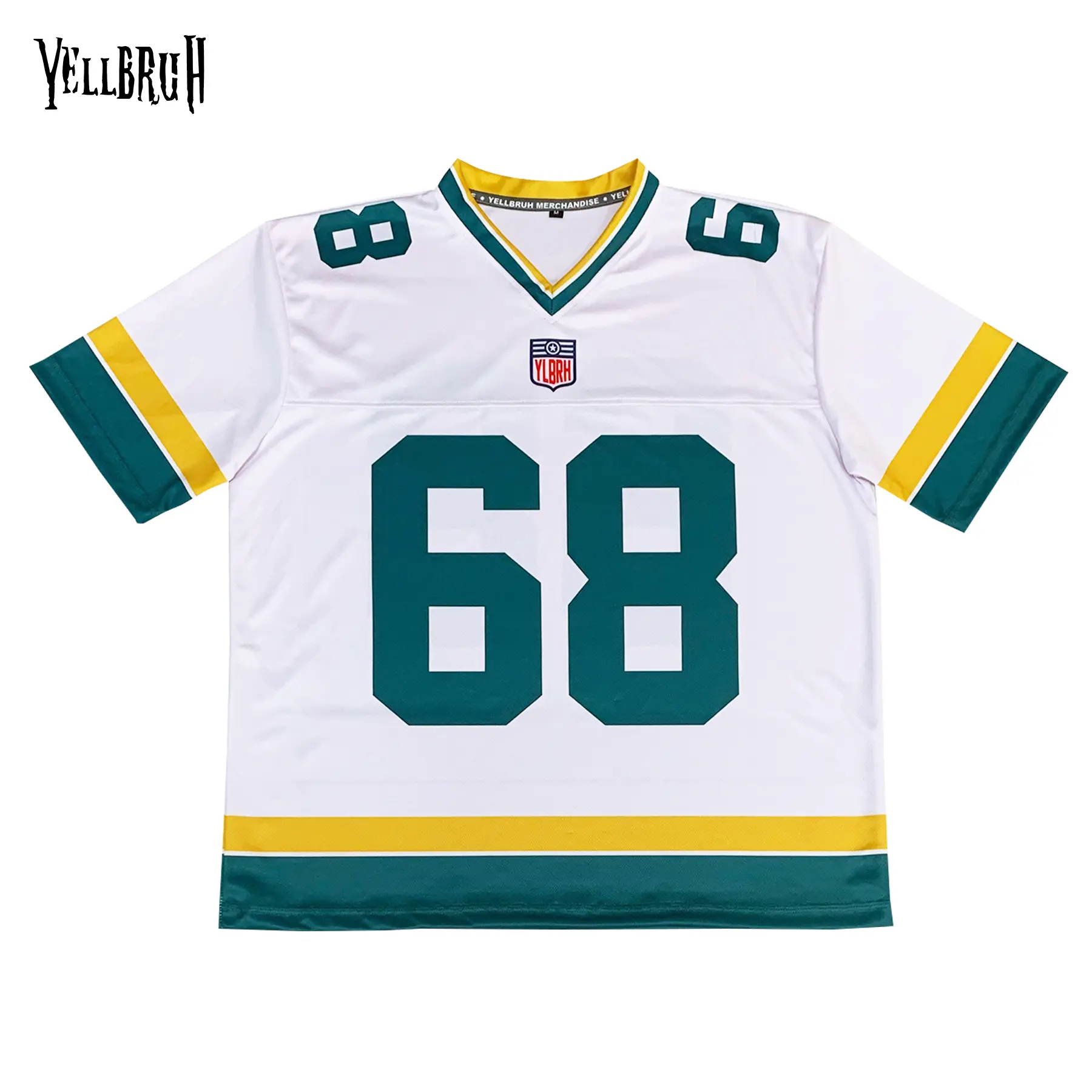Jersey Oversize Field Number 68 Rugby Streetwear Blok Core