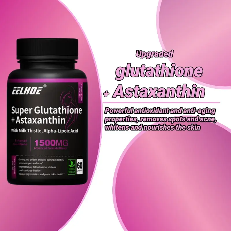 Glutathione Astaxanthin, membantu memutihkan kulit, meningkatkan imunitas dan kesehatan jantung 0