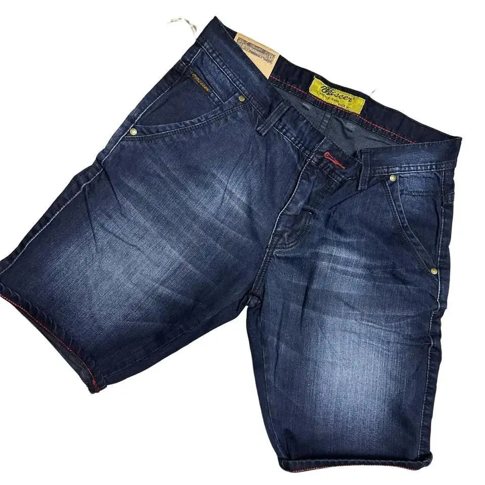 Mc Wiscer Jeans Pendek Polos Pria Terbaru Celana Denim Skinny Dewasa Panjang Santai Hitam Muda