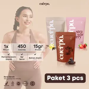 Cuerpo Susu Tinggi Kalori & Protein 960 Gram Bundling 3 Pouch