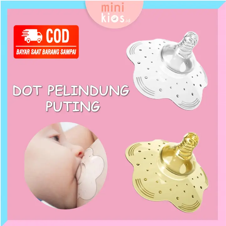 Pelindung Puting Bahan Silikon Untuk Menyusui / nipple protector sillicone /Nipple Shield BPA FREE(Gratis Kotak)