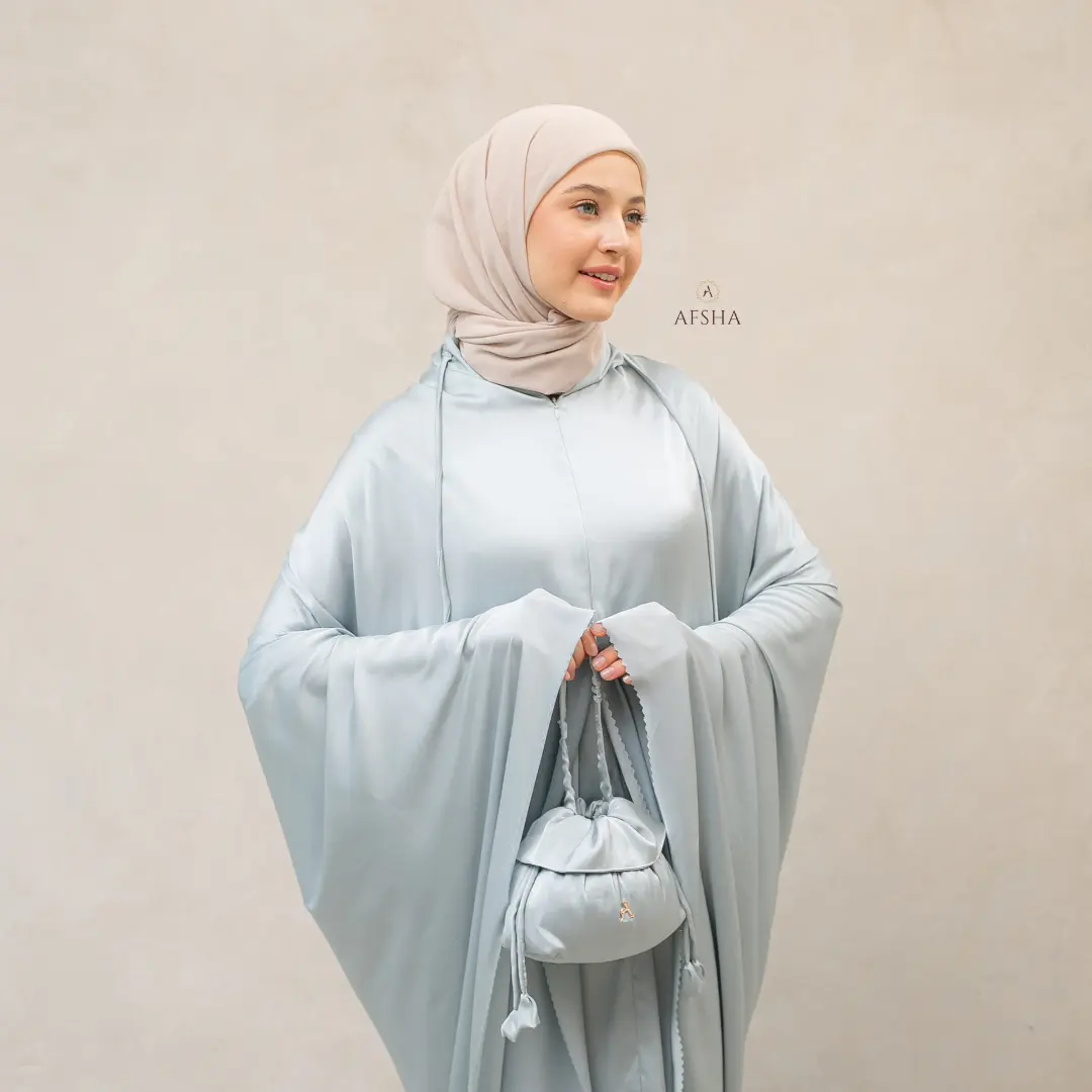 Afsha - Mukena Dewasa Laika 2in1 Series (Free Sajadah, Pouch & Box Hampers)