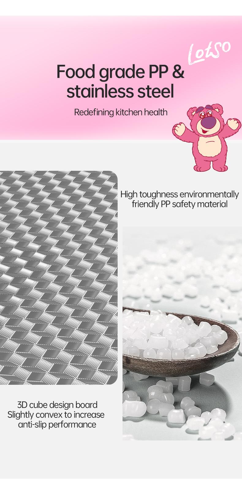 Product Introduction of Multifunctional thickened non-slip and mildew-proof double-sided cutting board for home dormitory fruit board fruit cutting knife board 6