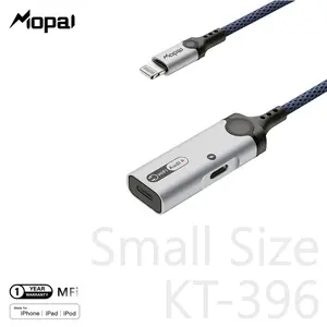 MOPAI - KT396 Splitter iPhone (MFI) LIGHTNING to Dual LIGHTNING Support Live charging Game Open Mic iPad